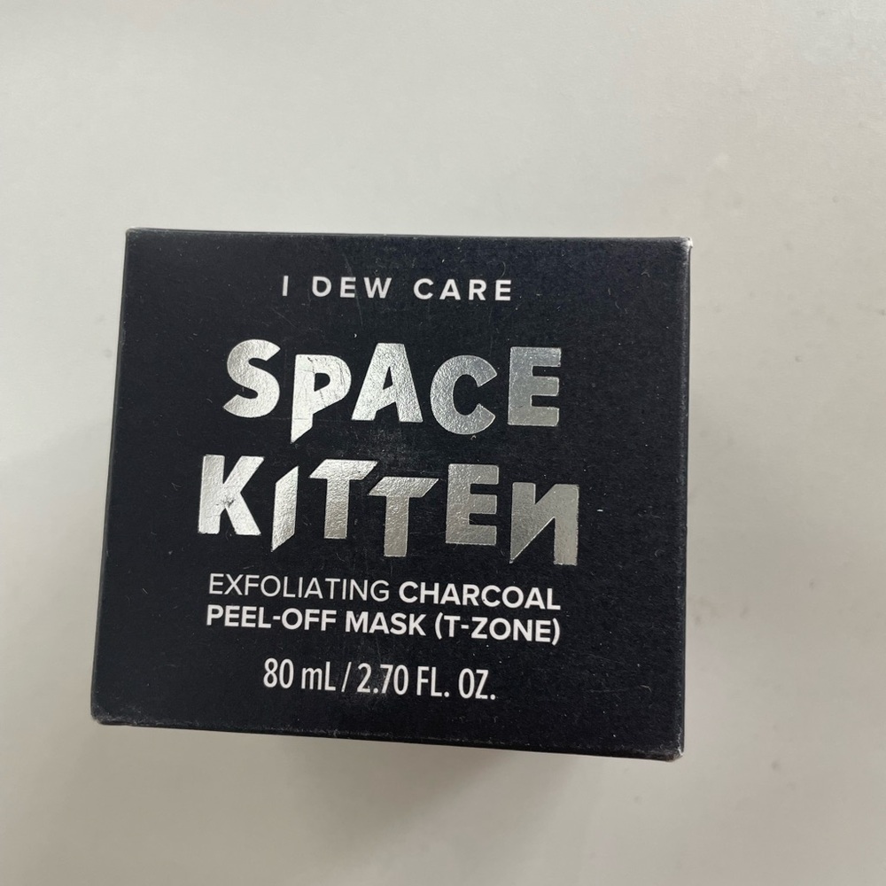 I Dew Care Space Kitten Exfoliating Charcoal Peel-Off Mask